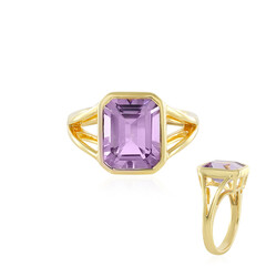 Rose de France Amethyst Silver Ring