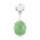 Imperial Chrysoprase Silver Pendant