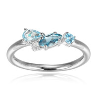 London Blue Topaz Silver Ring