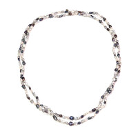 White Freshwater Pearl Silver Necklace (TPC)