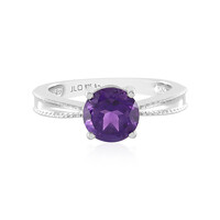 Siberian Amethyst Silver Ring