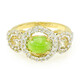 Imperial Chrysoprase Silver Ring