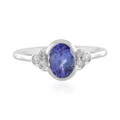 Tanzanite Silver Ring(Adela Silber)