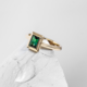 9K Golconda tourmaline Gold Ring (CUSTODANA)