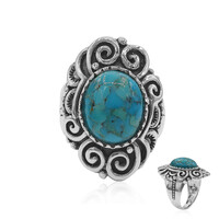 Kingman Blue Mojave Turquoise Silver Ring (Art of Nature)