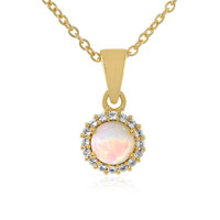 Welo Opal Silver Necklace