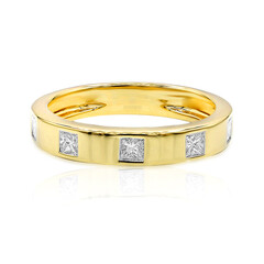 18K IF (D) Diamond Gold Ring