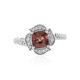 9K Pink Zircon Gold Ring (de Melo)