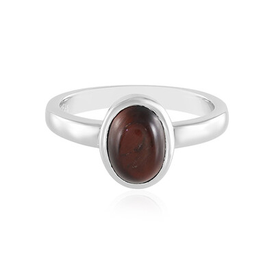 Red Tiger´s Eye Silver Ring