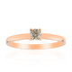 9K SI1 Argyle Rose De France Diamond Gold Ring (Annette)