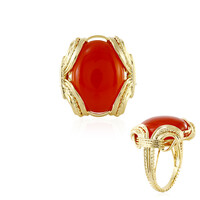 Carnelian Silver Ring