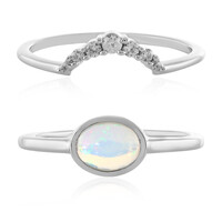 Welo Opal Silver Ring