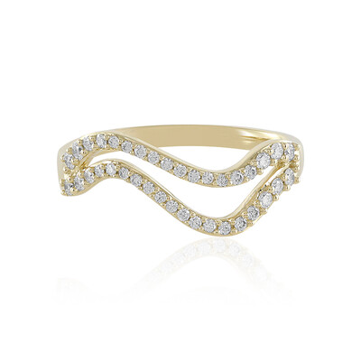 9K Flawless (F) Diamond Gold Ring (LUCENT DIAMONDS)