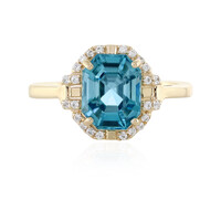 9K Ratanakiri Zircon Gold Ring (Adela Gold)