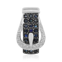 Blue Sapphire Silver Pendant