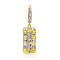 14K SI1 (G) Diamond Gold Pendant