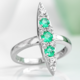 Ethiopian Emerald Silver Ring