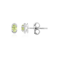 Peridot Silver Earrings