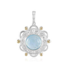 Aquamarine Silver Pendant (Granulieren)