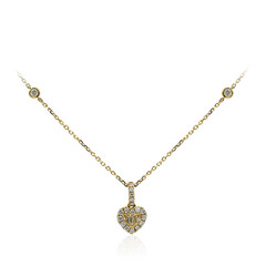 18K SI2 (H) Diamond Gold Necklace (CIRARI)