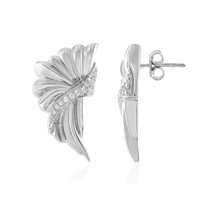 Zircon Silver Earrings (MONOSONO COLLECTION)