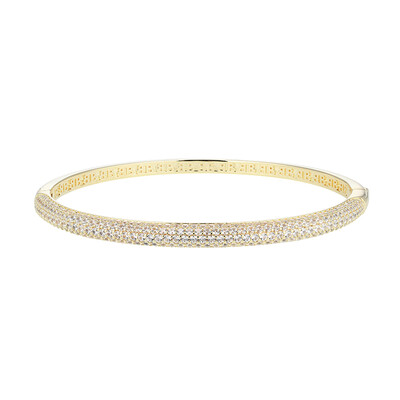 Zircon Silver Bangle