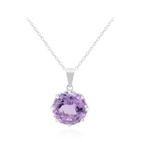 Bolivian Amethyst Silver Necklace