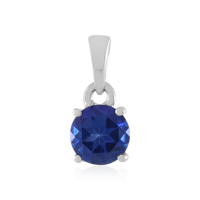 Royal Blue Topaz Silver Pendant