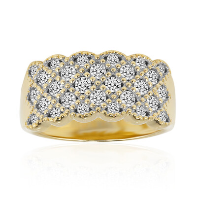 14K SI1 (G) Diamond Gold Ring (Annette)