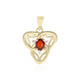 9K Tanzanian Ruby Gold Pendant