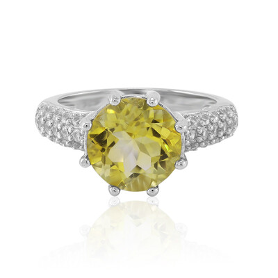 Citrine Silver Ring