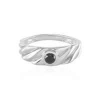 Black Diamond Silver Ring (de Melo)