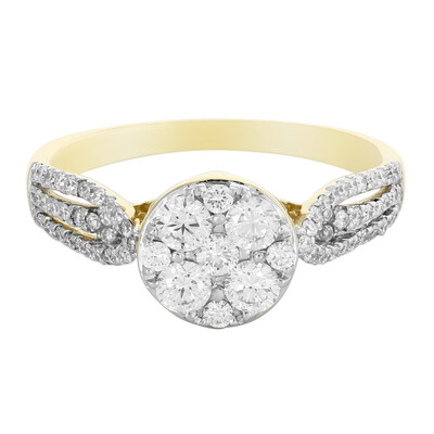 18K SI1 (G) Diamond Gold Ring (Annette)