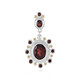 Mozambique Garnet Silver Pendant (Granulieren)