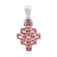 Brazilian Pink Tourmaline Silver Pendant (Pallanova)