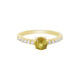 Sphene Silver Ring