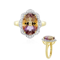 Ametrine Silver Ring