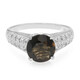 Smoky Quartz Silver Ring