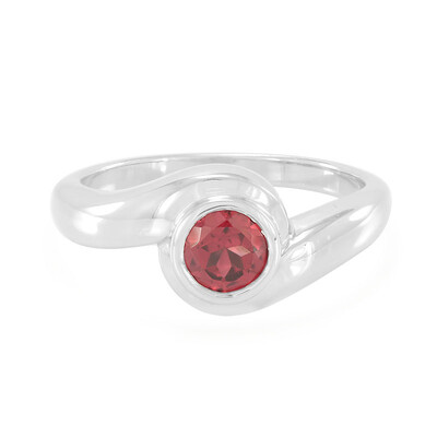 Mozambique Garnet Silver Ring