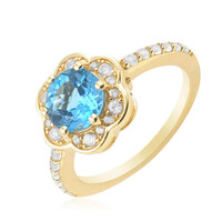 Marambaia Topaz Silver Ring