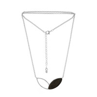 Black Oak Silver Necklace