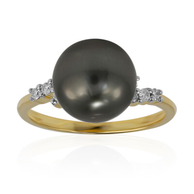 9K Tahitian Pearl Gold Ring (TPC)