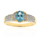 9K Teal Tourmaline Gold Ring (Mark Kaufman)