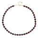 Mozambique Garnet Silver Necklace