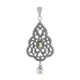 White Freshwater Pearl Silver Pendant