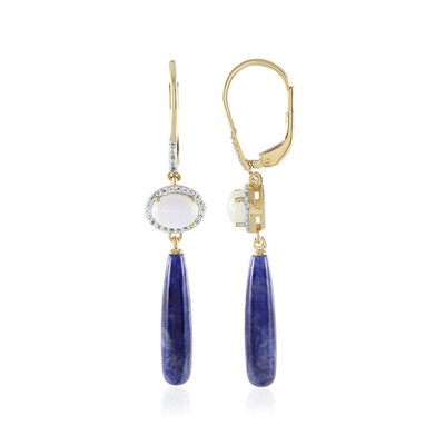 Sodalite Silver Earrings