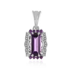 Amethyst Silver Pendant