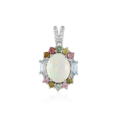 Welo Opal Silver Pendant