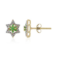 9K Tsavorite Gold Earrings (Adela Gold)