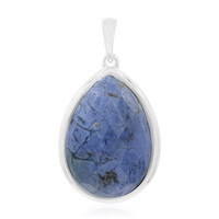 Dumortierite Silver Pendant